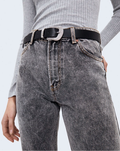 Belt with bejewelled buckle - Image 2